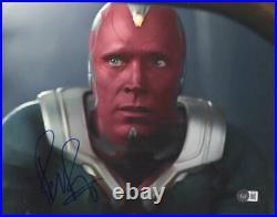 Paul Bettany Signed 11x14 Photo Avengers Marvel Authentic Autograph Beckett 11