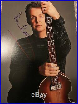 Paul McCartney Original Autogramm Signed Autograph IN PERSON The Beatles 100%