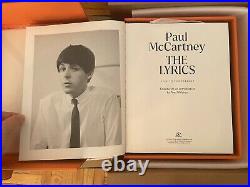 Paul McCartney SIGNED The Lyrics 1956 to the Present Deluxe Autographed Limited