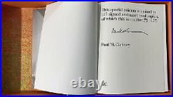 Paul McCartney Signed Book Beatles Lyrics 1956 to the Present Limited #99 Of 175