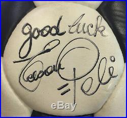 Pele signed ESCAPE TO VICTORY England FOOTBALL & Photo UACC RARE autographed x20