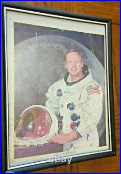 Personally Signed 1969 Neil Armstrong Astronaut Nasa Apollo Color Picture