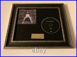 Personally Signed/autographed Louis Tomlinson Walls Framed CD Presentation