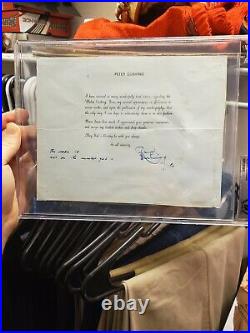 Peter Cushing Signed Fan Letter Beckett BAS AUTO Grand Moff Tarkin STAR WARS