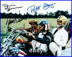 Peter Fonda Nicholson Hopper signed 8x10 Photo Amazing autographed Pic + COA