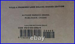 President Barack OBAMA SIGNED A Promised Land DELUXE 1ST Ed Autographed IN HAND