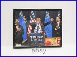 President Donald Trump Autographed Photo Las Vegas with Sons 2019 With COA