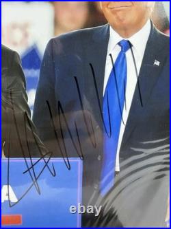 President Donald Trump & JD Vance Dual Signed 8x10 Photo TSA #3235513 COA