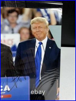 President Donald Trump & JD Vance Dual Signed 8x10 Photo TSA #3235513 COA