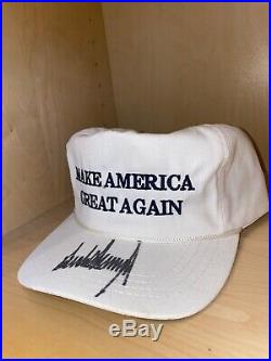 President Donald Trump Signed MAGA hat