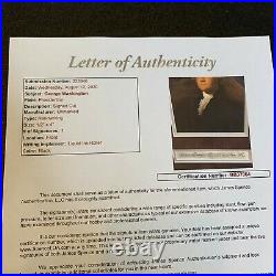 President George Washington Signed Autographed Cut Signature Full Name JSA COA