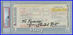 President Richard Nixon Delta Airlines Boarding Pass Autographed Signed PSA