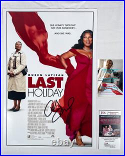 Queen Latifa Signed Autographed LAST HOLIDAY 12x18 Photo EXACT Proof JSA COA