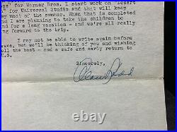 RARE 1952 Alan Ladd Autograph Collection JSA COA Signed Photo & Letter with Env