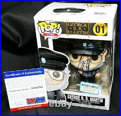 RARE! George RR Martin R. R Signed Game Of Thrones Autographed Funko POP PSA JSA