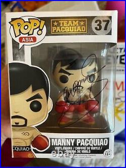 RARE Manny Pacman Pacquiao Signed Funko Pop #37 Vaulted Autograph PSA COA