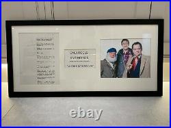 RARE Only Fools and Horses Original Script Page signed by Sir David Jason COA
