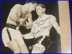 ROCKY MARCIANO Signed Photo The Ring RARE Boxing Autograph Authentic Auto Framed