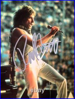 ROD STEWART Signed 8x10 inch Photo Authentic Original Autograph + COA