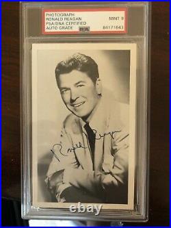 RONALD REAGAN SIGNED PHOTO (3.5 X 5.5 inches), ENCAPSULATED, PSA/DNA #84171643