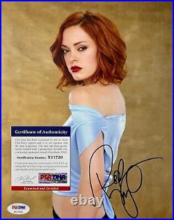 ROSE McGOWAN Autograph Hand SIGNED 8x10 PHOTO BEAUTIFUL! PSA/DNA CERTIFIED