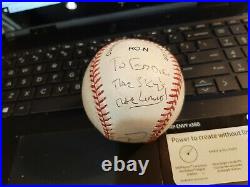 RUSH LIMBAUGH rare sweet spot signed Official MLB baseball (NL)