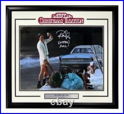 Randy Quaid Signed Framed 16x20 Christmas Vacation Photo Shitters Full Tristar