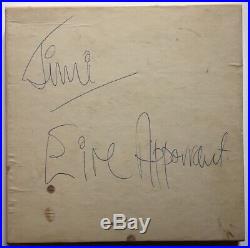 Rare Jimi Hendrix Personally Owned & Anotated Signed Tapes WithCOA