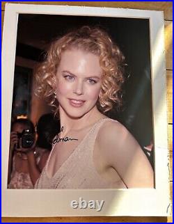 Rare Nicole Kidman 2002 Autograph Signed Photo 8.5x11 COA Vintage Limited