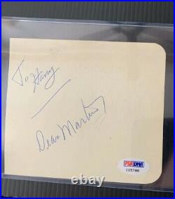 Rat Pack Signed Autographed Frank Sinatra Dean Martin Sammy Lawford PSA/DNA JSA