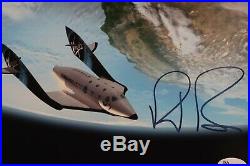 Richard Branson Signed Photo of Virgin Galactic SpaceShipTwo (JSA COA Signature)