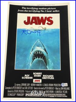 Richard Dreyfuss Signed 12x18 Photo Jaws Authentic Autograph Beckett Witness