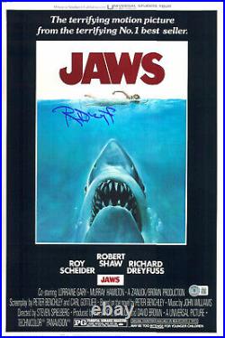 Richard Dreyfuss Signed Autograph Jaws 12x18 Photo Beckett BAS
