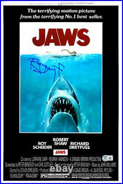 Richard Dreyfuss Signed Autograph Jaws 12x18 Photo Mini Poster Bas Beckett