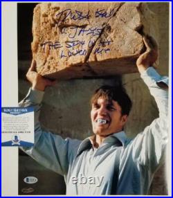 Richard Kiel signed Jaws 11x14 #3 The Spy Who Loved Me + Inscription BAS COA