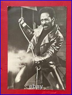 Richard Roundtree In Person Signed Mgm Pressbook For The 1971 Film Shaft