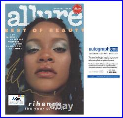 Rihanna Autograph Signed Allure Magazine Acoa Coa