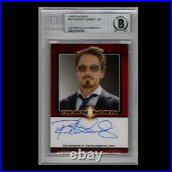 Rittenhouse Marvel Iron Man Robert Downey Jr Stark AUTOGRAPH SIGNED card Beckett