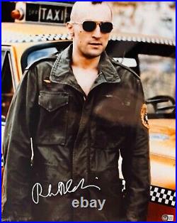 Robert De Niro Autographed 16x20 Taxi Driver Photo Beckett BAS Witnessed