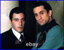 Robert DeNiro Al Pacino signed 11x14 Photo Amazing autographed Picture + COA