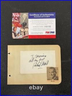 Robert Merrill Signed Autograph Album Page PSA/DNA Metropolitan Opera Baritone