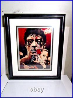 Robert de niro autographed raging bull framed picture