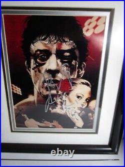 Robert de niro autographed raging bull framed picture