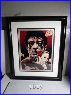 Robert de niro autographed raging bull framed picture