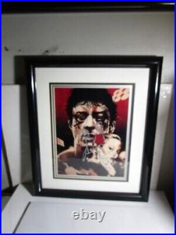 Robert de niro autographed raging bull framed picture