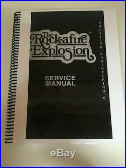 Rock-afire Explosion Service Manual- Brand New! - Autographed and Dedicated