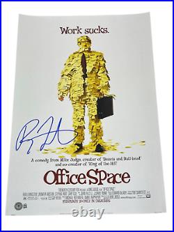 Ron Livingston Signed 12x18 Photo Office Space Authentic Autograph Beckett