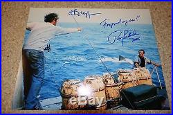 Roy Scheider & Richard Dreyfuss Signed Autographed Jaws Photo Foreground My Ass