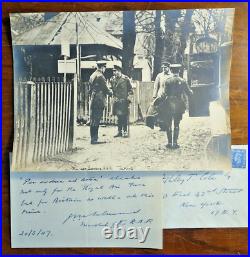 Royal Air Force Marshal John M. Salmond Signed Letter & 1918 Photo withKing George