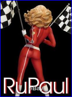 RuPaul Drag Race with Flags Maquette Statue Tweeterhead RuPaul Autographed